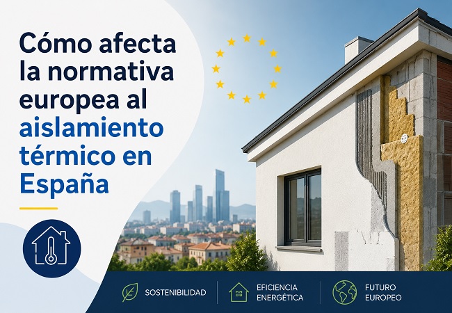 Cómo afecta la normativa europea al aislamiento térmico en España