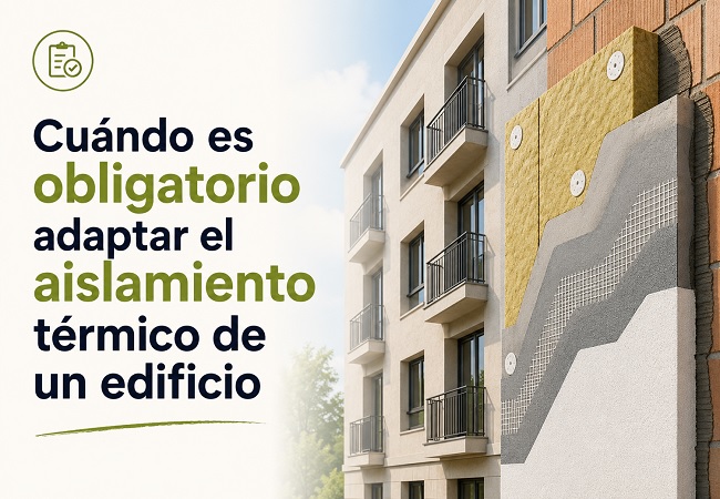 Cuándo es obligatorio adaptar el aislamiento térmico de un edificio